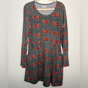 L.A. Soul Long Sleeve MIDI Dress